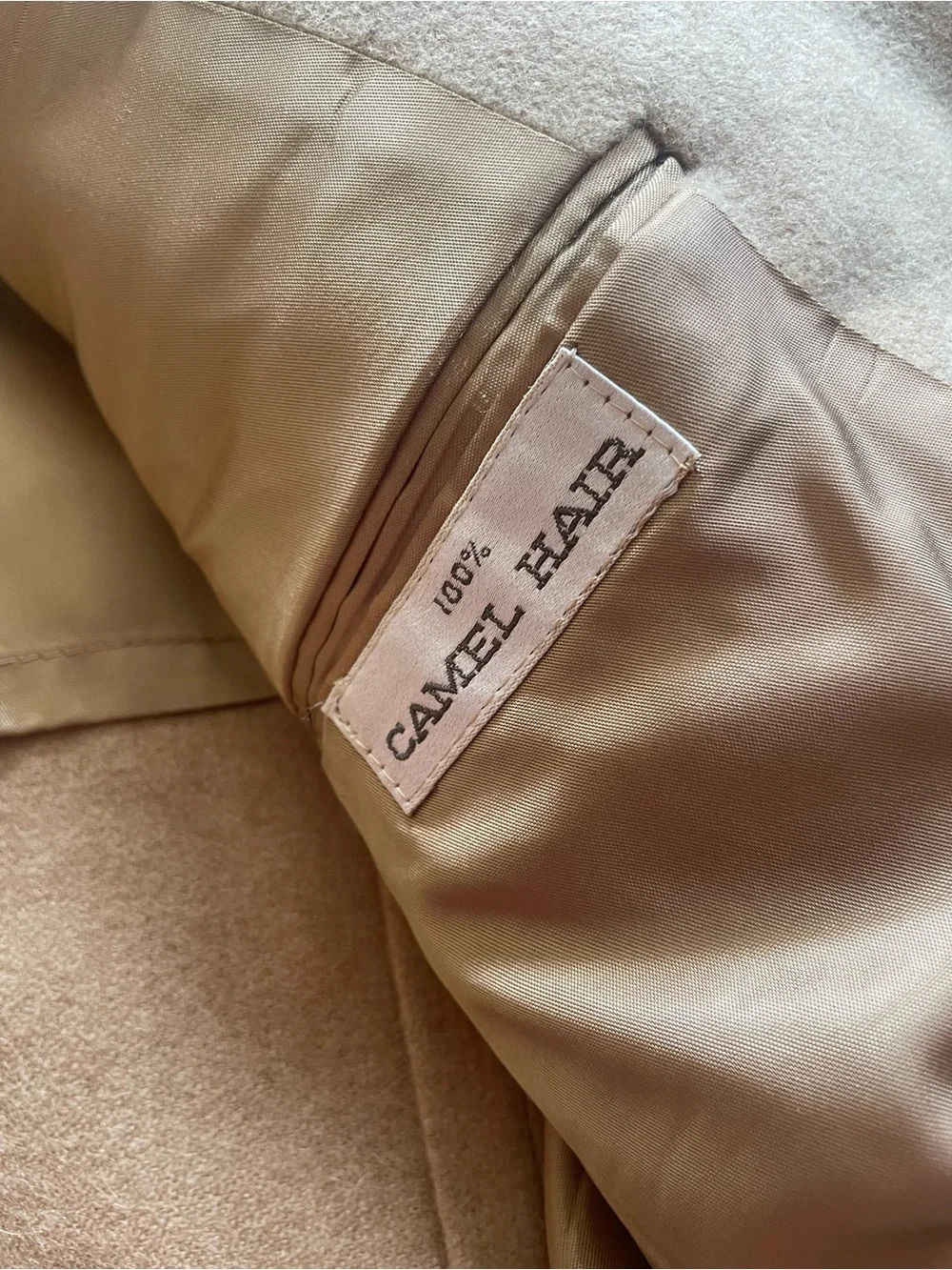 Vintage Men’s Camel Hair Sports Jacket